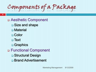 Components of a Package