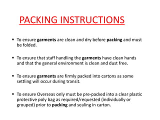 Packing Instructions.pdf Packaging & folding | PDF