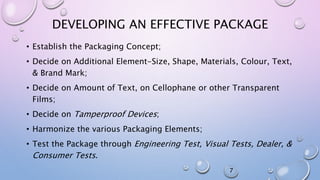Packaging & labelling - Marketing_Presentation | PPTX