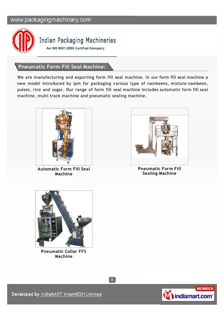 Indian Packaging Machineries, Faridabad, Non Free Flowing Powder