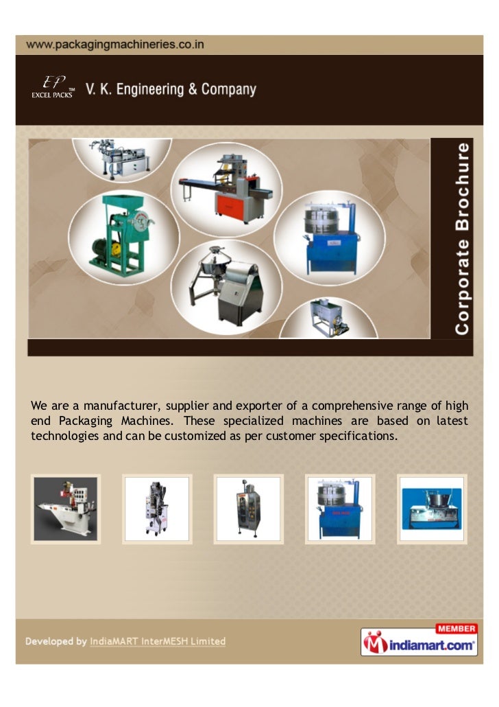 V. K. Engineering & Company , Coimbatore, Filling & Packing Machines