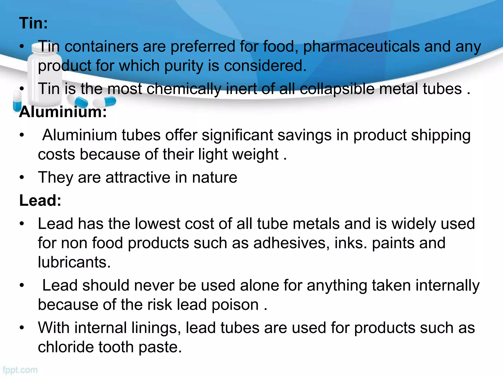 Basic principles of compounding and dispensing (Containers and closures ...