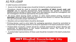 Packaging And Labelling Control.pdf PACKAGING MATERIAL QUALITY CONTROL TEST AND OPERATION.pdf