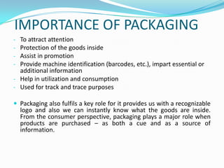 PACKAGING STRATEGIES - TLE (Project Team No. 4) | PPTX