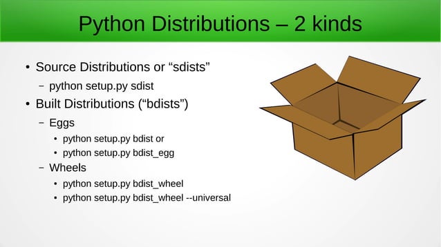 Python-specific packaging | PPT