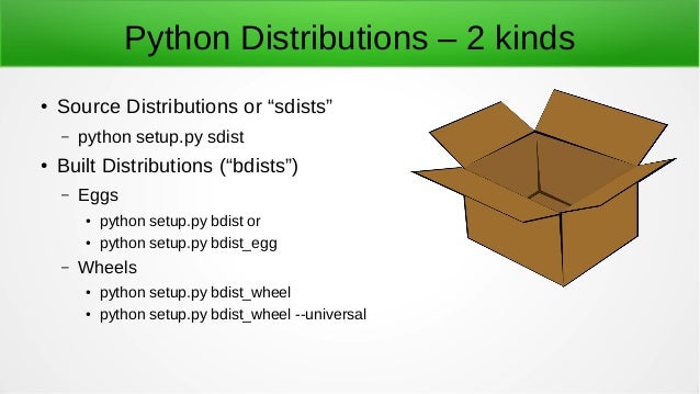 Python-specific packaging