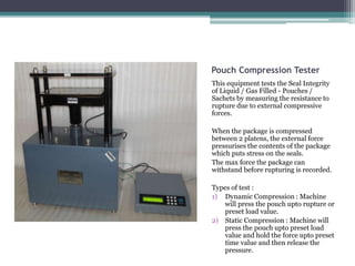 Packaging Testing Equipment - by PackTest | PPTX