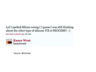 What can we learned about a try and fix approach to social media from Kanye West?<br />