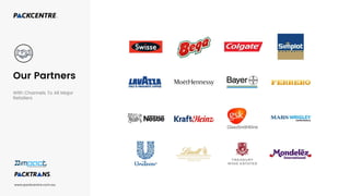 With Channels To All Major
Retailers
www.packcentre.com.au
Our Partners
 