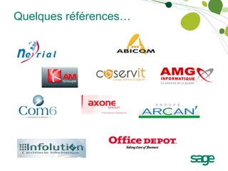 Quelques références…
 