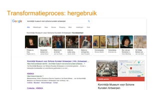 Transformatieproces: hergebruik
 
