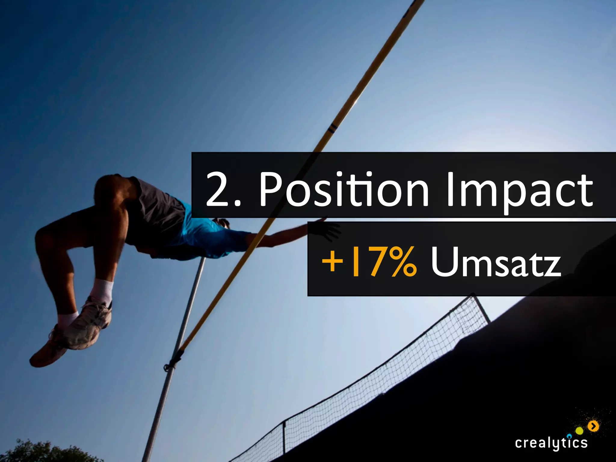 2.	
  Posi-on	
  Impact	
  
+17% Umsatz
 