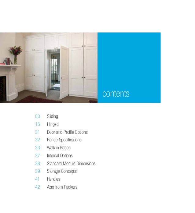 Wardrobes And Home Storage Brochure By Packers