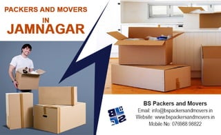 Packers and movers in jamnagar bs