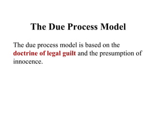 Packer&rsquo;s models of criminal justice | PPT