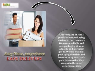Packers Movers in Patna