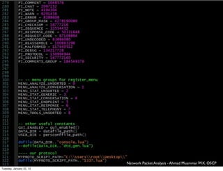 Network Packet Analysis - Ahmad Muammar W.K. OSCP
Tuesday, January 22, 13
 