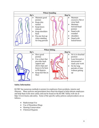 Safe Standing Position Safety Self-Study Packet | PDF