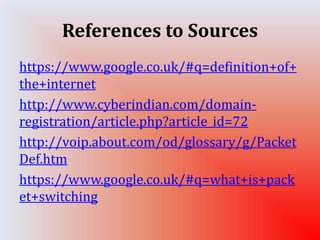 Packets, routers and ip addresses | PPT