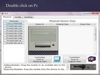 Double click on Pc

 