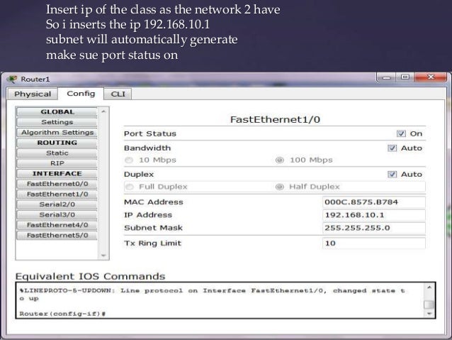 packet tracer tutorial 1