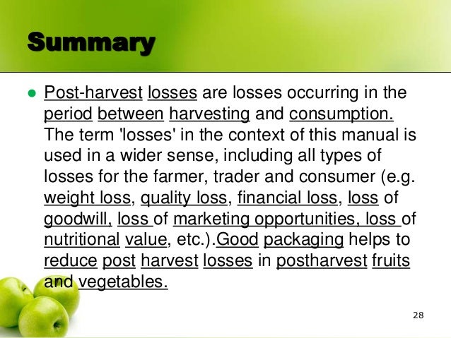 packaging of fruits and vegetables pdf