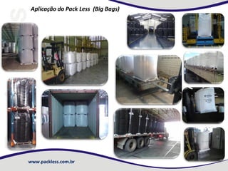 www.packless.com.br
Aplicação do Pack Less (Big Bags)
 