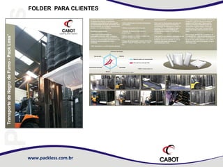 www.packless.com.br
FOLDER PARA CLIENTES
 