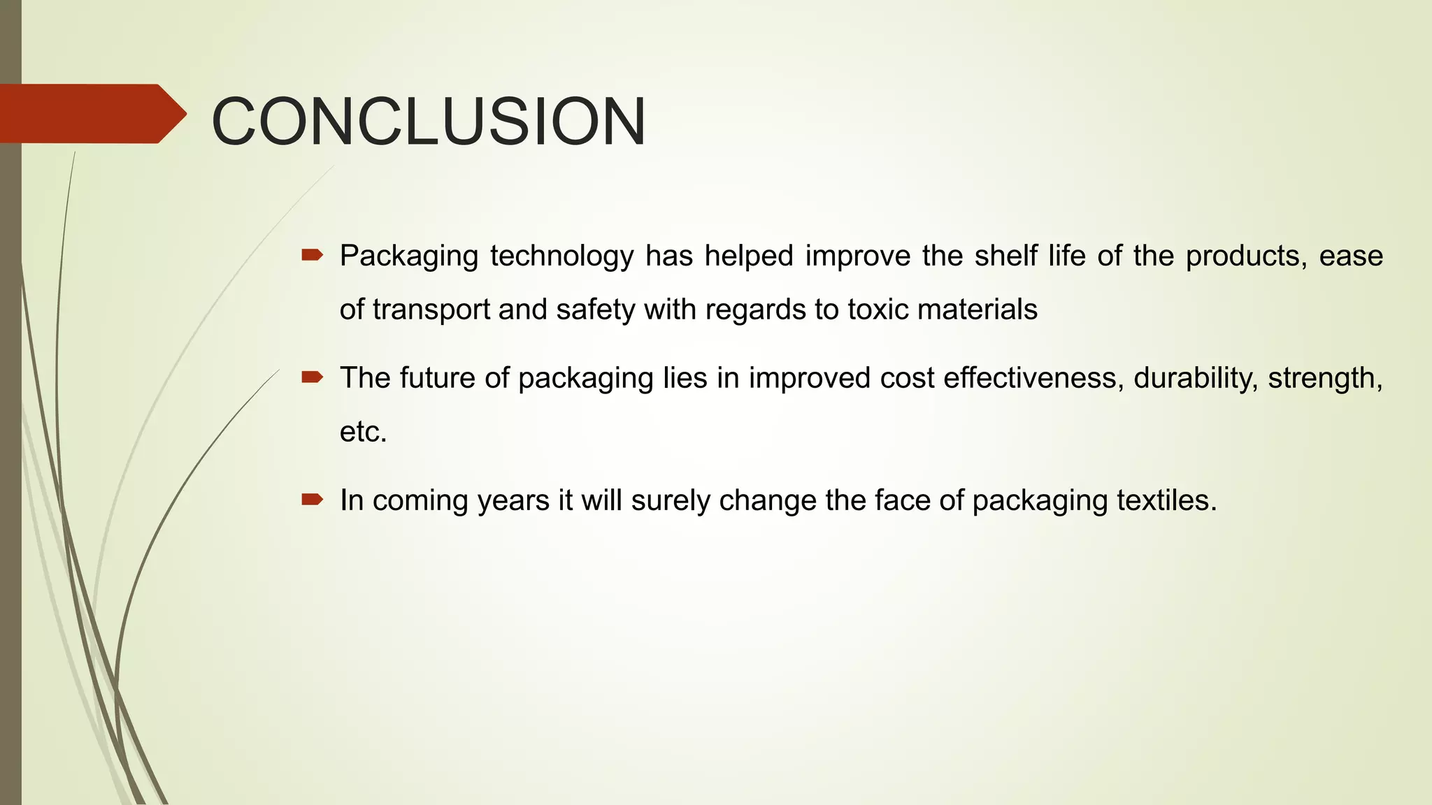 PackTech materials packing Textile materials | PPTX