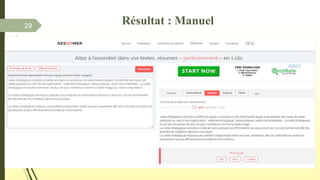 29
Résultat : Manuel
 