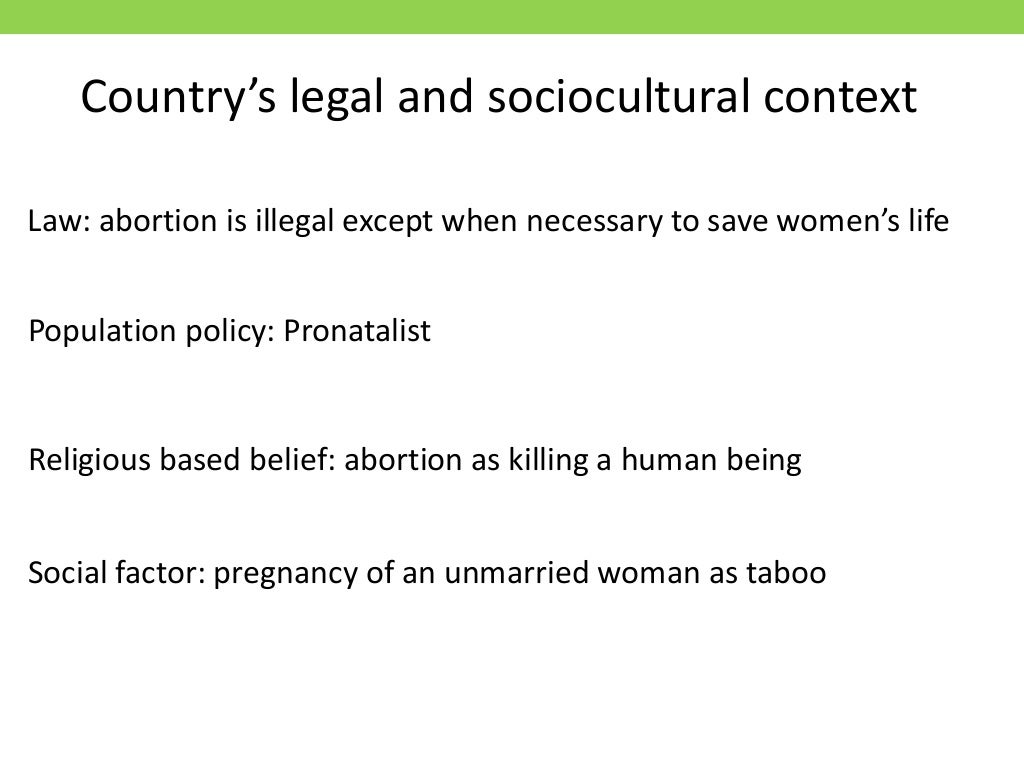 Post Abortion Care for value exploration