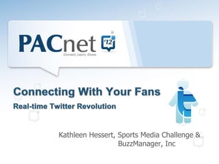 Kathleen Hessert, Sports Media Challenge &
                  BuzzManager, Inc
 