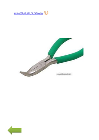 ALICATES DE BEC DE CIGONYA

 