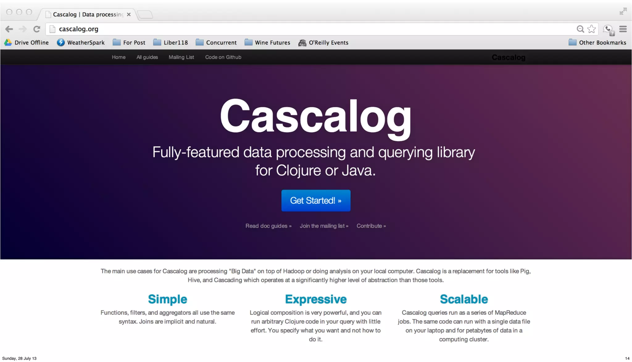 14Sunday, 28 July 13
 