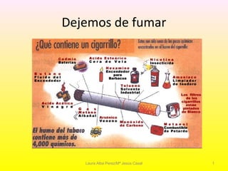 Dejemos de fumar
Laura Alba Perez/Mª Jesús Casal 1
 