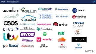 PACT > WHO’S USING IT?
 