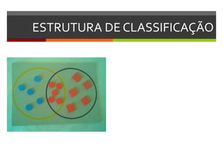 ESTRUTURA DE CLASSIFICAÇÃO
 