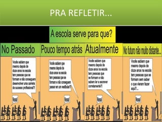 PRA REFLETIR...
 
