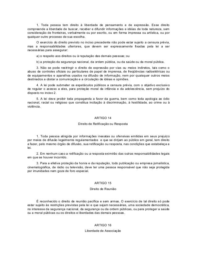 Pacto de são jose da costa rica