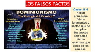 Oseas 10:4
Hacen
promesas,
falsos
juramentos y
pactos que no
cumplen.
Sus jueces
son como
hierba
venenosa que
crece en los
campos.
 