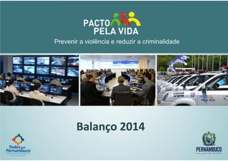 Balanço 2014Balanço 2014
 