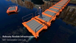 Roboats flexible infrastructure
MIT Senseable City Lab
 