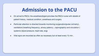 Post anaesthsia care unit.pdf ( created by anaesthsia resident) | PDF