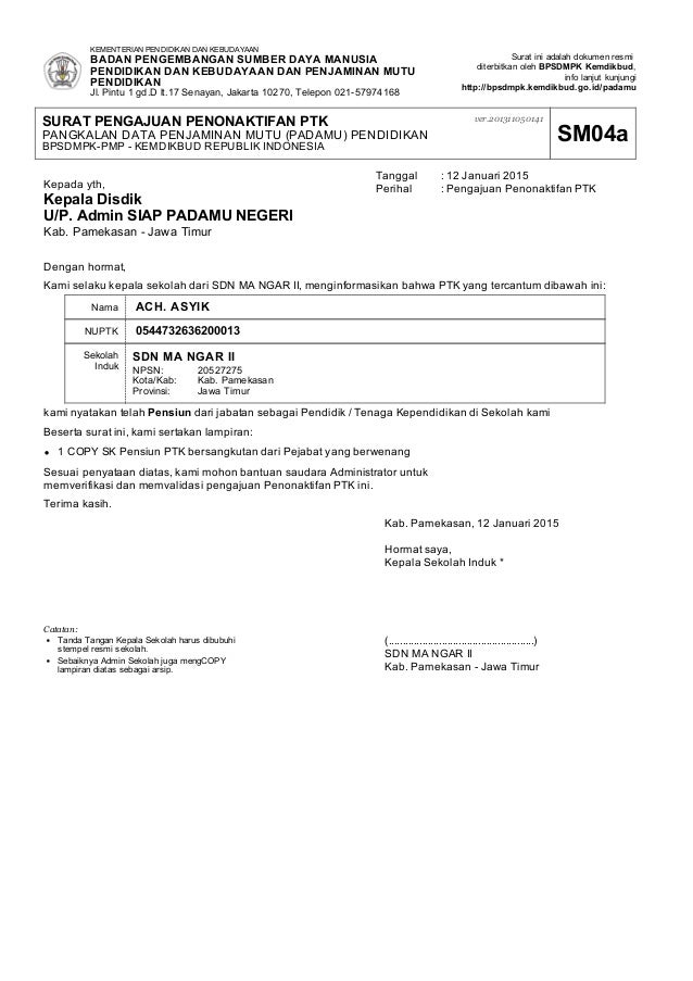 Contoh Sk Pensiun Guru Ilmu Sosial