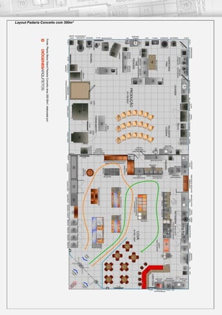 AUTOSSERVIÇO
AUTOSSERVIÇO
SSERVIÇO
AUTOSSERVIÇO
Layout Padaria Conceito com 300m²
 