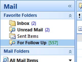 Flagged emails 