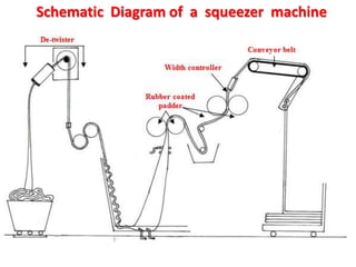 Schematic Diagram of a squeezer machine
 