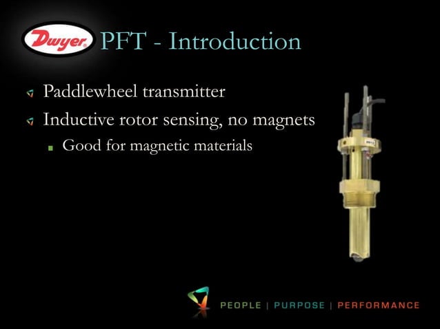 Paddlewheel Flow Sensors | PPT