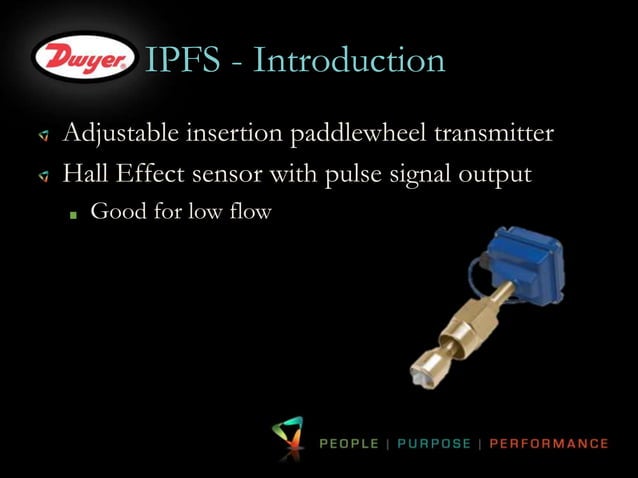 Paddlewheel Flow Sensors | PPT