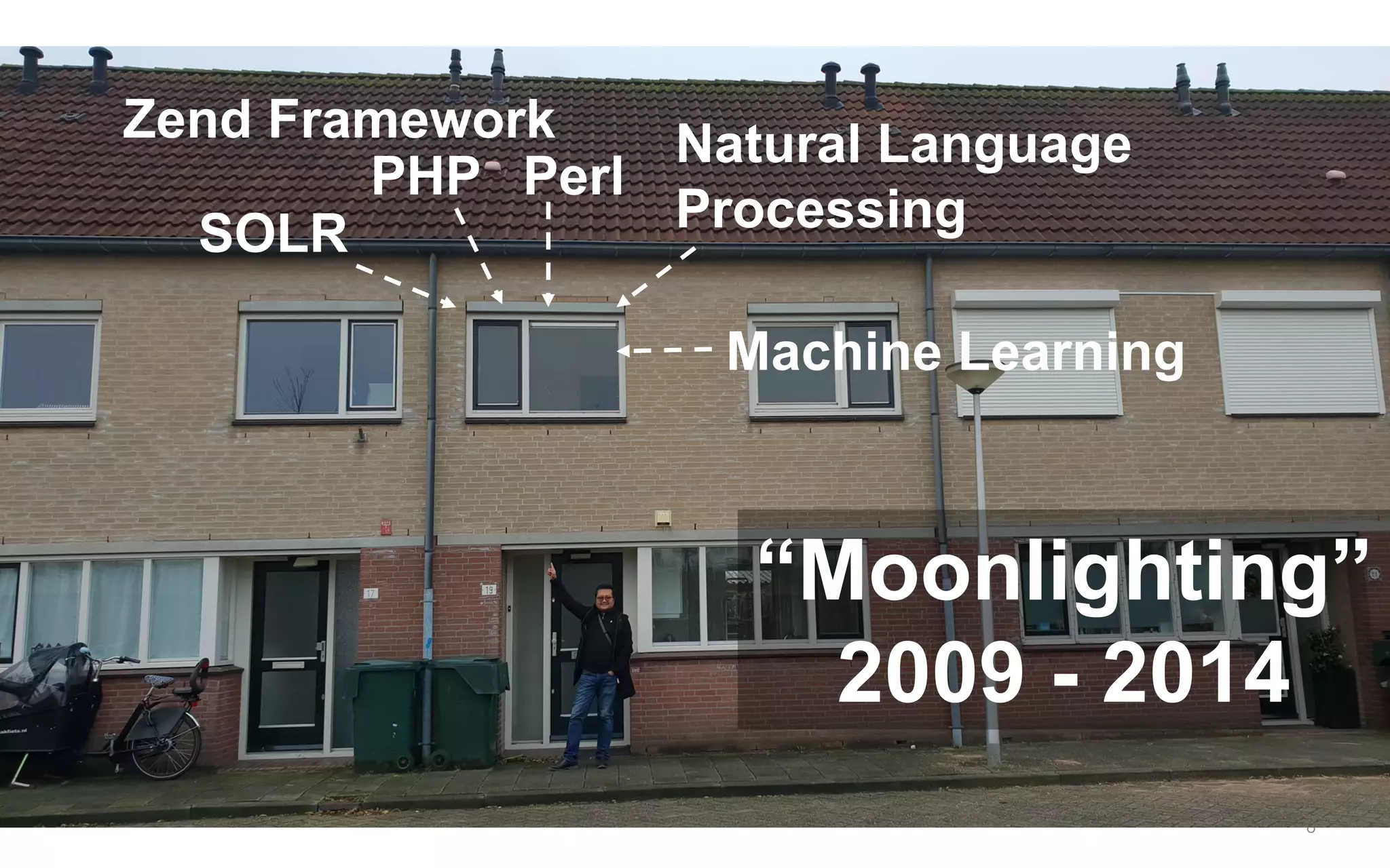 6
PHP Perl
Natural Language
ProcessingSOLR
Zend Framework
Machine Learning
“Moonlighting”
2009 - 2014
 